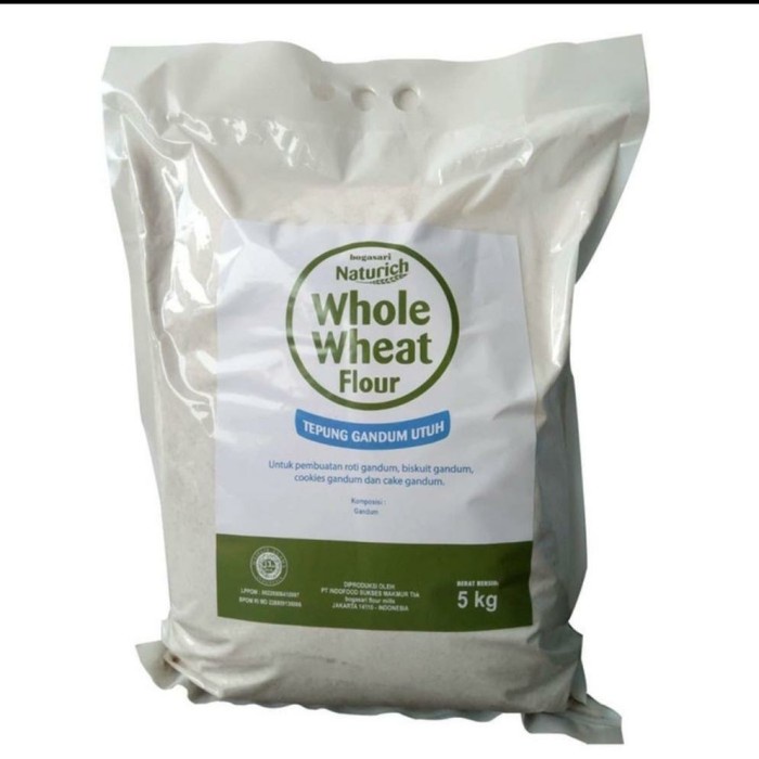 

PROMO [COD] BOGASARI NATURICH WHOLE WHEAT FLOUR 5 KG