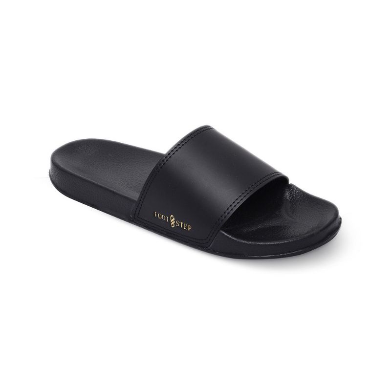 Sandal Pria Slide Footstep Footwear - Porto Black