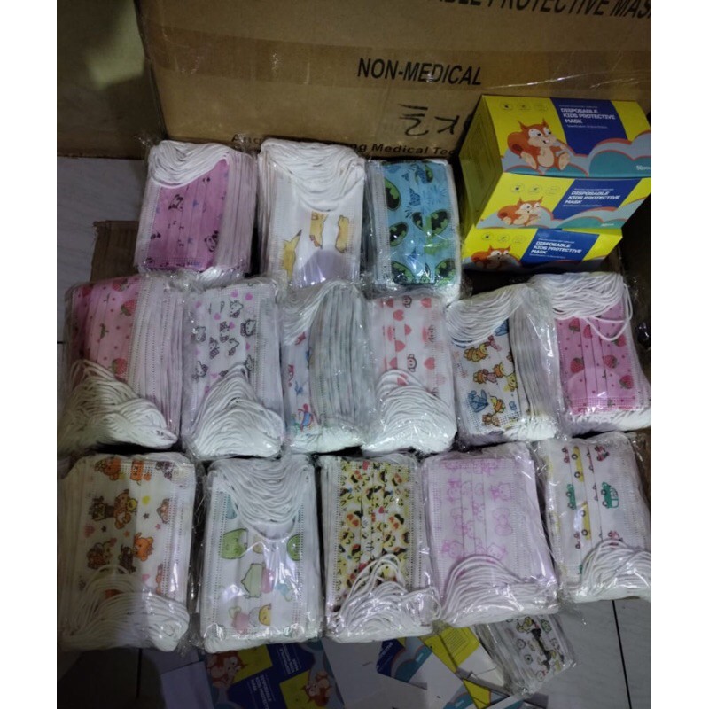 Masker medis anak 3ply