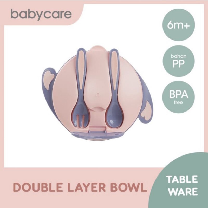 BABYCARE Baby Double Layer Bowl