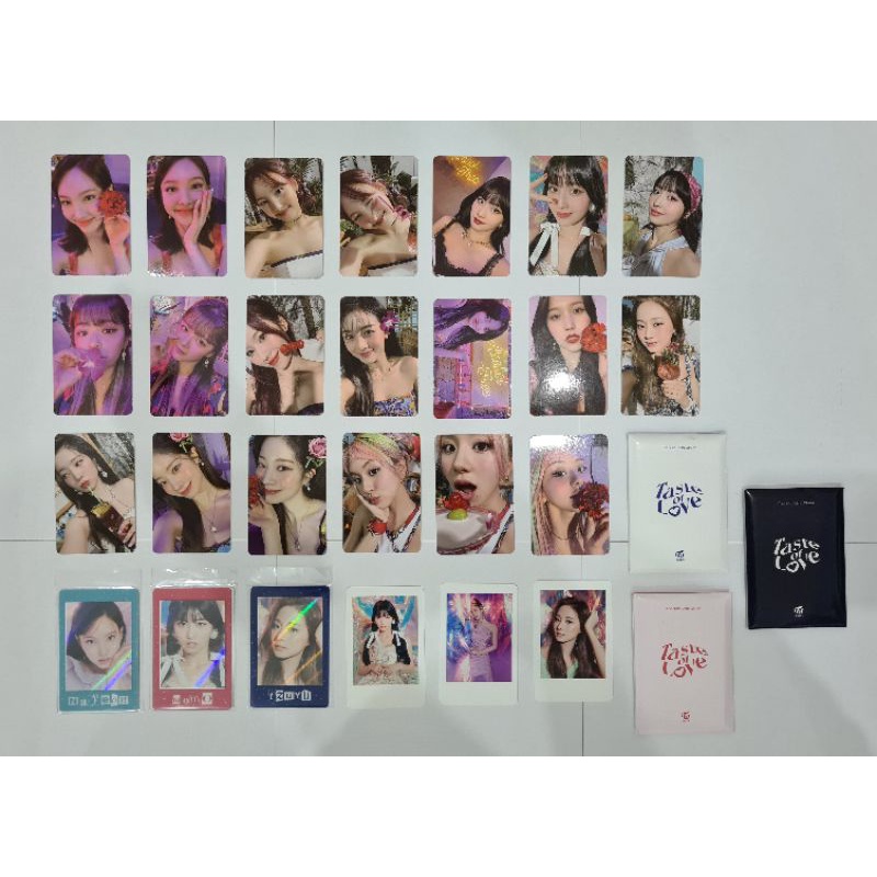 TWICE Taste of Love Photocard & Benefit