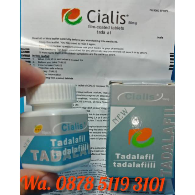 Termurah | New CIALLIS TADALAFIL 50mg Original isi 10 tablet