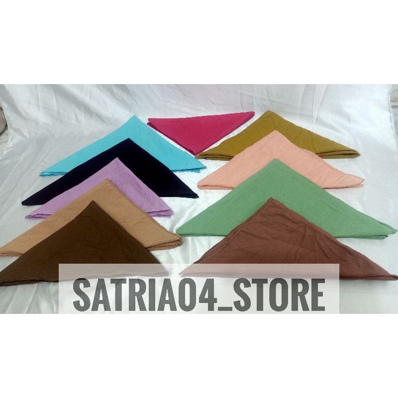 slayer segitiga polos manasik haji/segiempat bandana slayer ospek