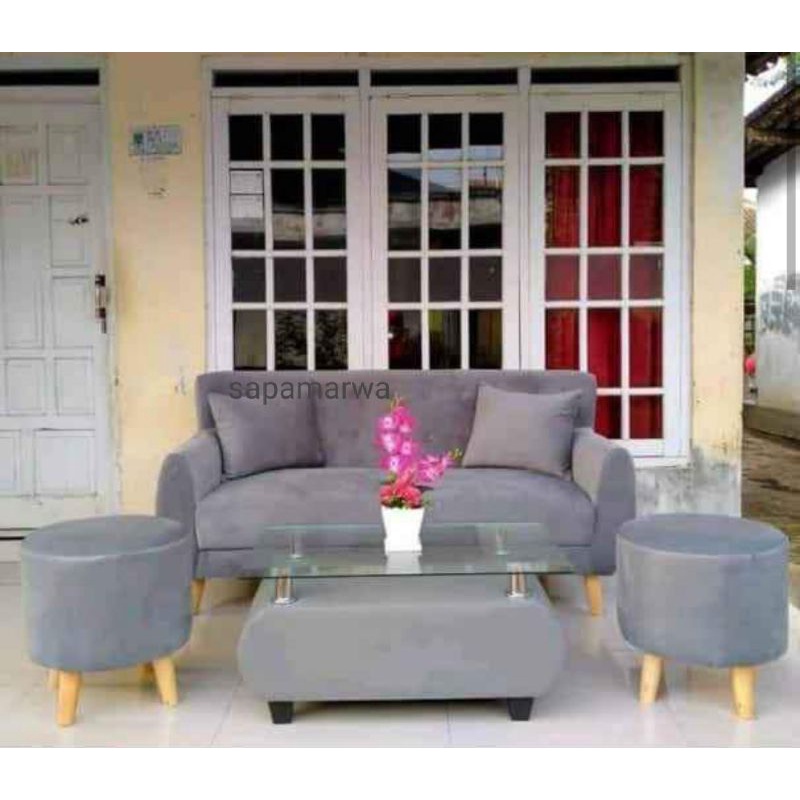 Sofa Minimalis ruang tamu 1 set murah
