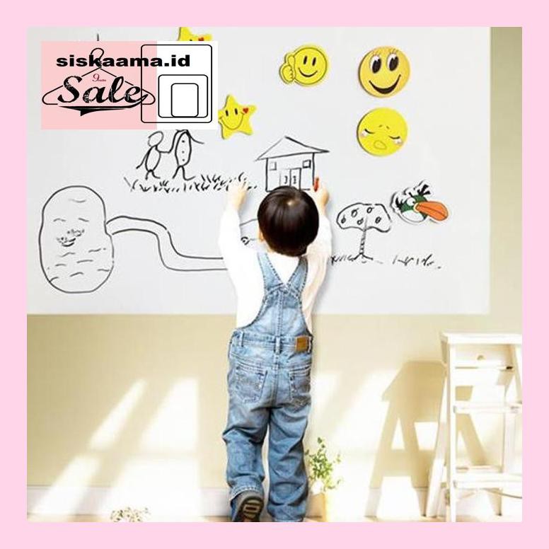 

Dek74Ro Dry Erase White Board Sticker Papan Tulis Self Adhesive Whiteboard To Dekyo78