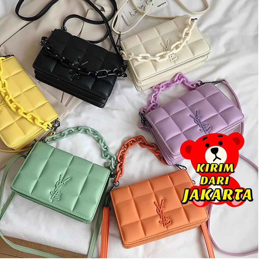 ♡ Tas Selempang Embos Wanita Import 3026 ♨