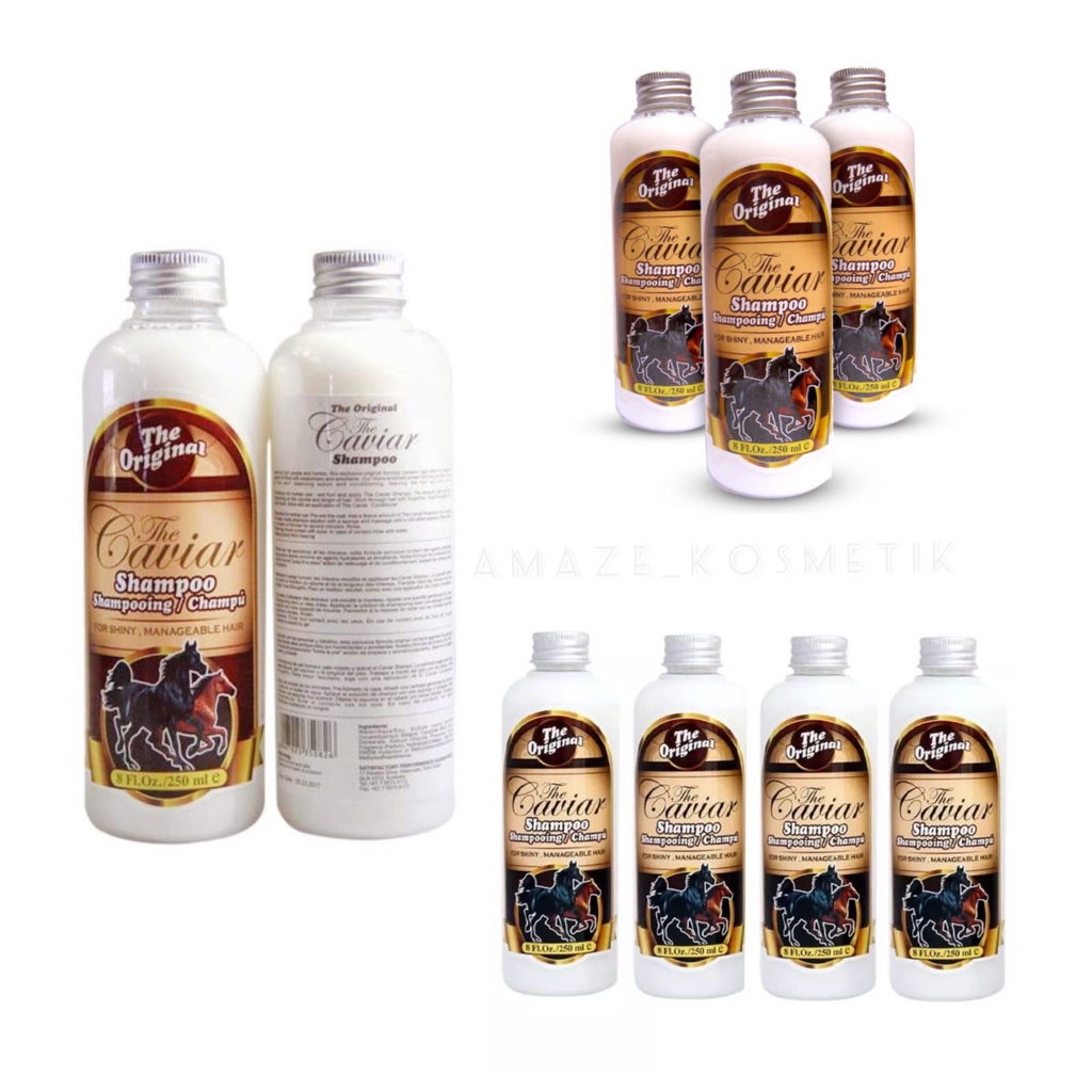 ✿ELYSABETHME✿ Shampo kuda CAVIAR shampoo penumbuh pemanjang rambut