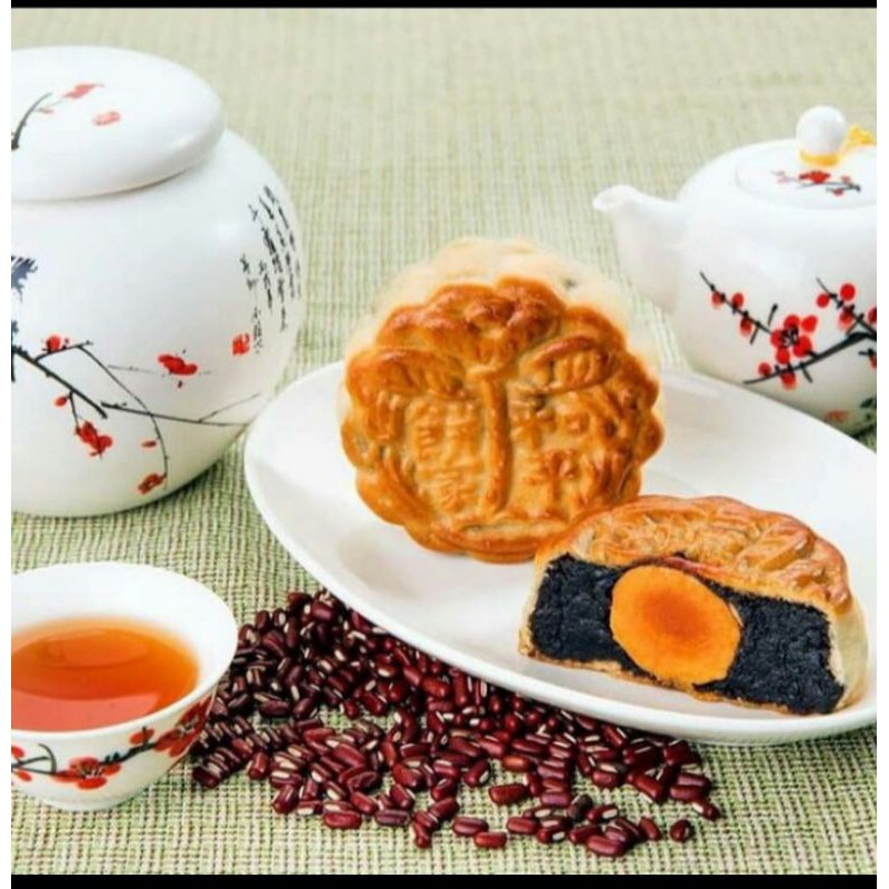 

Moon Cake (Ho Pheng) rasa kacang hitam 1 telur