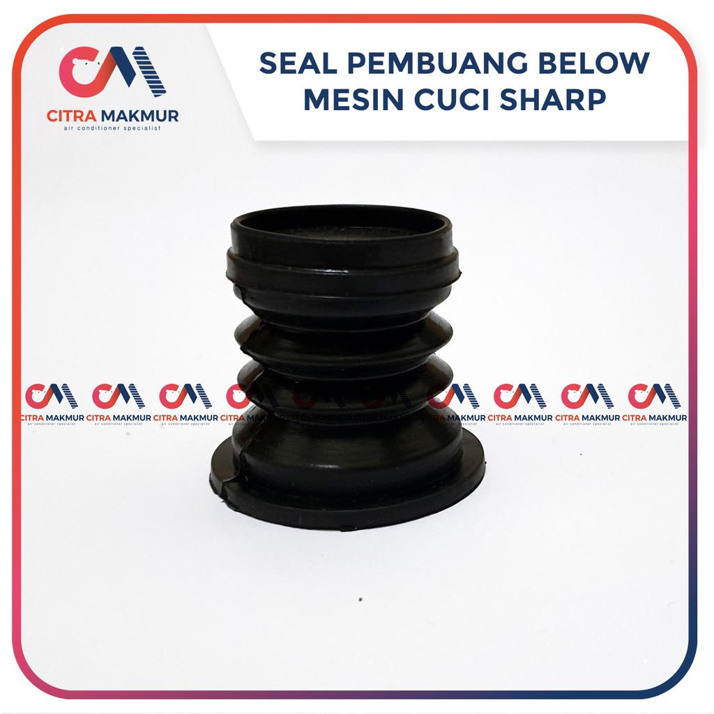 Seal Below Sharp Karet Pembuangan Mesin Cuci dua Tabung Klep Drain Aquamagic Dolphinwave dolphin wave