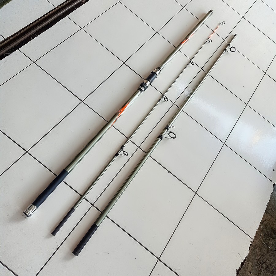 Joran Sambung 3 Sabpolo Surf Flash Panjang 420 CT 100-250GR Kaku TERBAIK