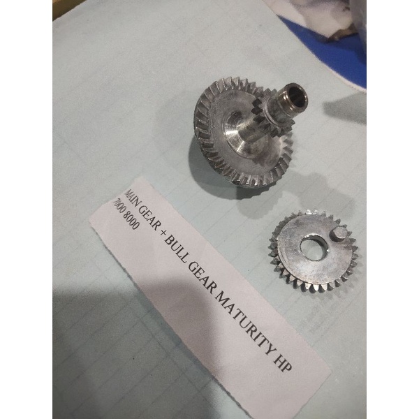 main gear saja untuk ryobi maturity 6000 8000 set bull gear original harga per 1 set