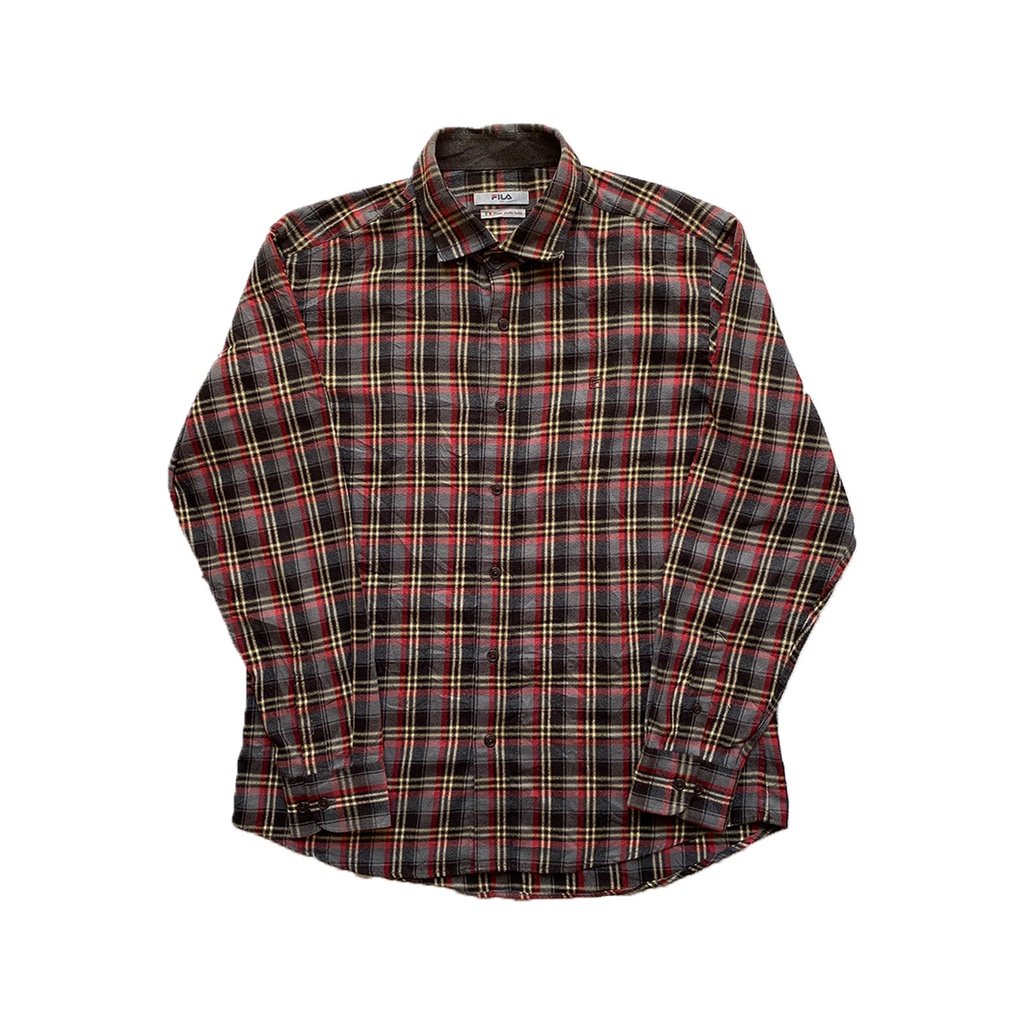 flanel pria wanita FILA original