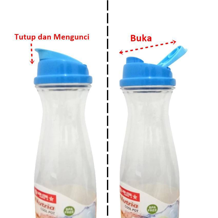 Lion Star botol minum cool pot - BPA free - 1,2 Liter