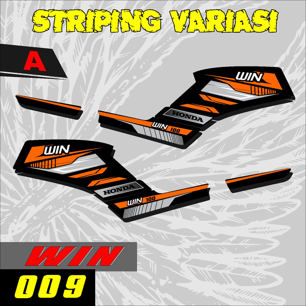 striping variasi honda win 100/striping variasi win/striping terlaris/striping win/termurah/win-009