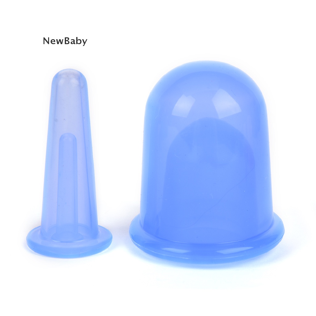 NewBaby 4 Pcs/set Health Care Body Anti Cellulite Silicone Vacuum Massager Cupping Cup ID