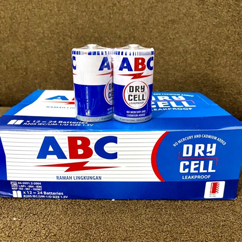 Baterai ABC / ABC dry cell / Battries ABC / Batre Abc