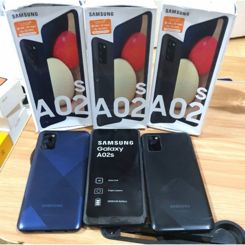 SAMSUNG A02 RAM 3/32 & A02s 4/64 FULLSET MULUS GARANSI SEIN