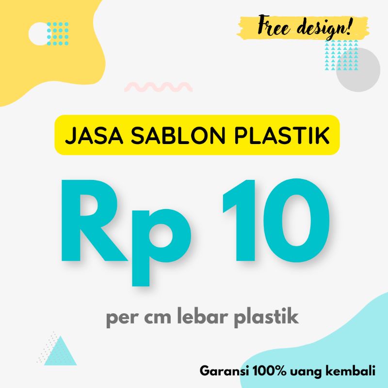 Jasa Sablon Custom / Sablon Plastik