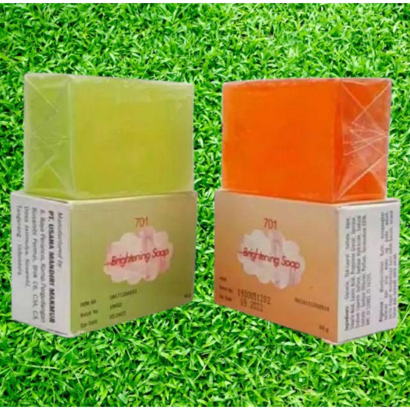 Sabun Brightening Soap 701 Melon Hijau//Papaya Orange