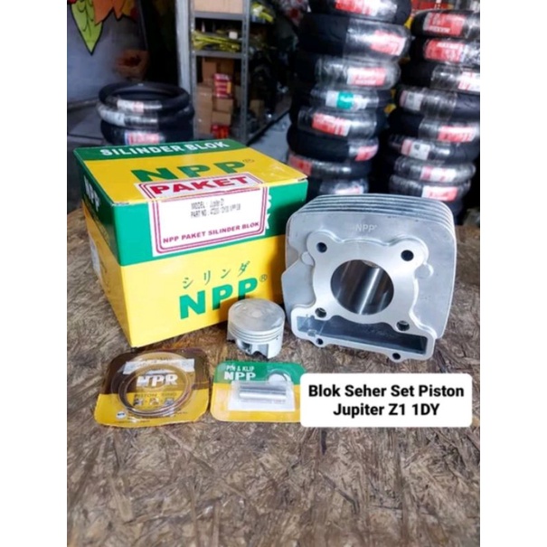 Blok Block Boring seher Cylinder Komplit set piston kit Yamaha Jupiter Z1 1DY Original Ori Asli NPP