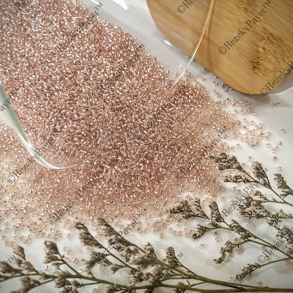 Payet MGB atau Mote Jepang | Batang | Pasir | Code 39~46 | Silver Lined | Warna Dasar