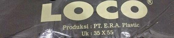 35 X 55 Kantong Plastik Kresek Loco Hitam Tipis Murah Harga Ekonomis