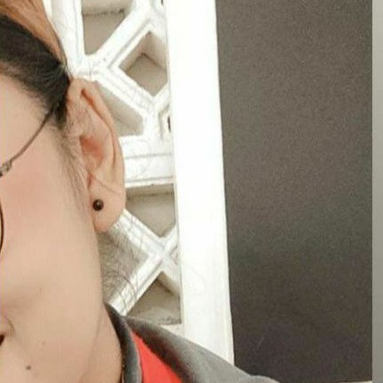 Anting tindik bulat hitam kecil slim 5pcs