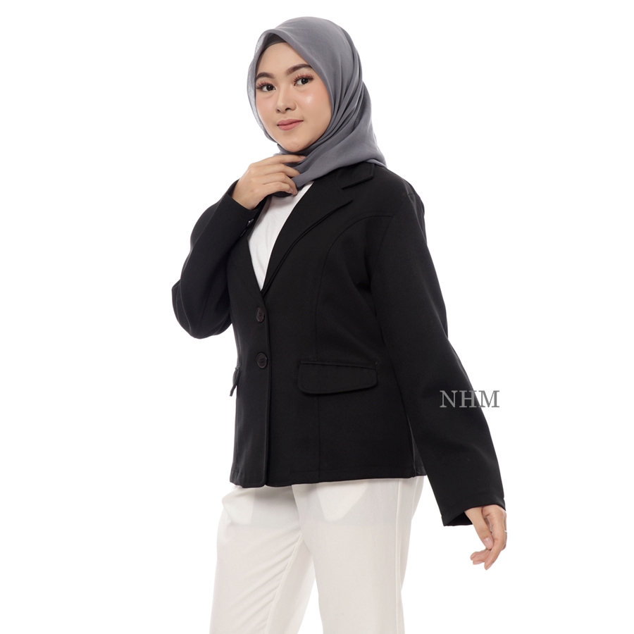 Blazer Wanita Abu, Pakaian Ke kantor, Jas Kerja