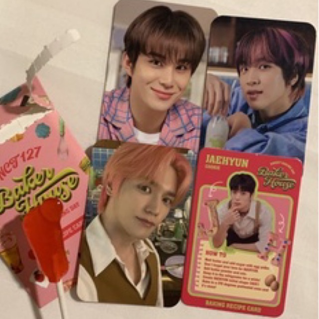 PC TAEYONG JAEHYUN HAECHAN JUNGWOO NCT BAKER HOUSE RANDOM RECIPE CARD PACK PHOTOCARD SELCA KONSEP 12
