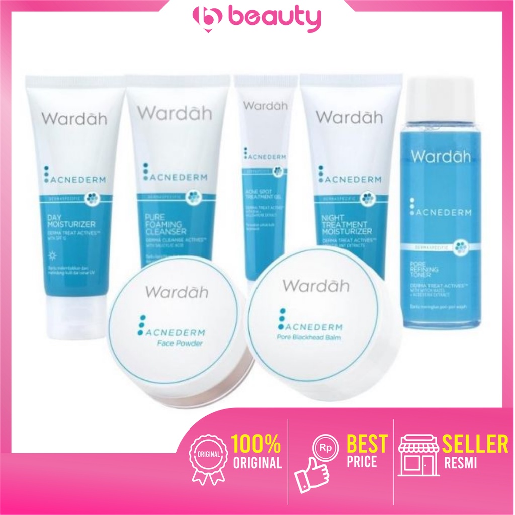 WARDAH Acnederm Series / WARDAH paket acne