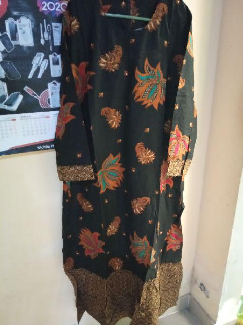 Maura Couple - Sania Ruffle Batik Couple Ori Ndoro Jowi Kubis Garansi Termurah Shopee