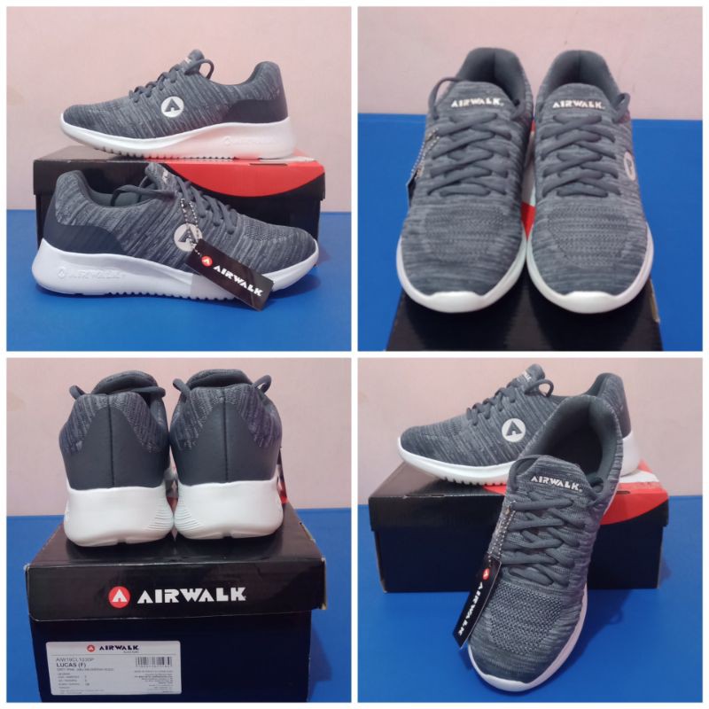 Airwalk Lucas Grey Pink Shoes