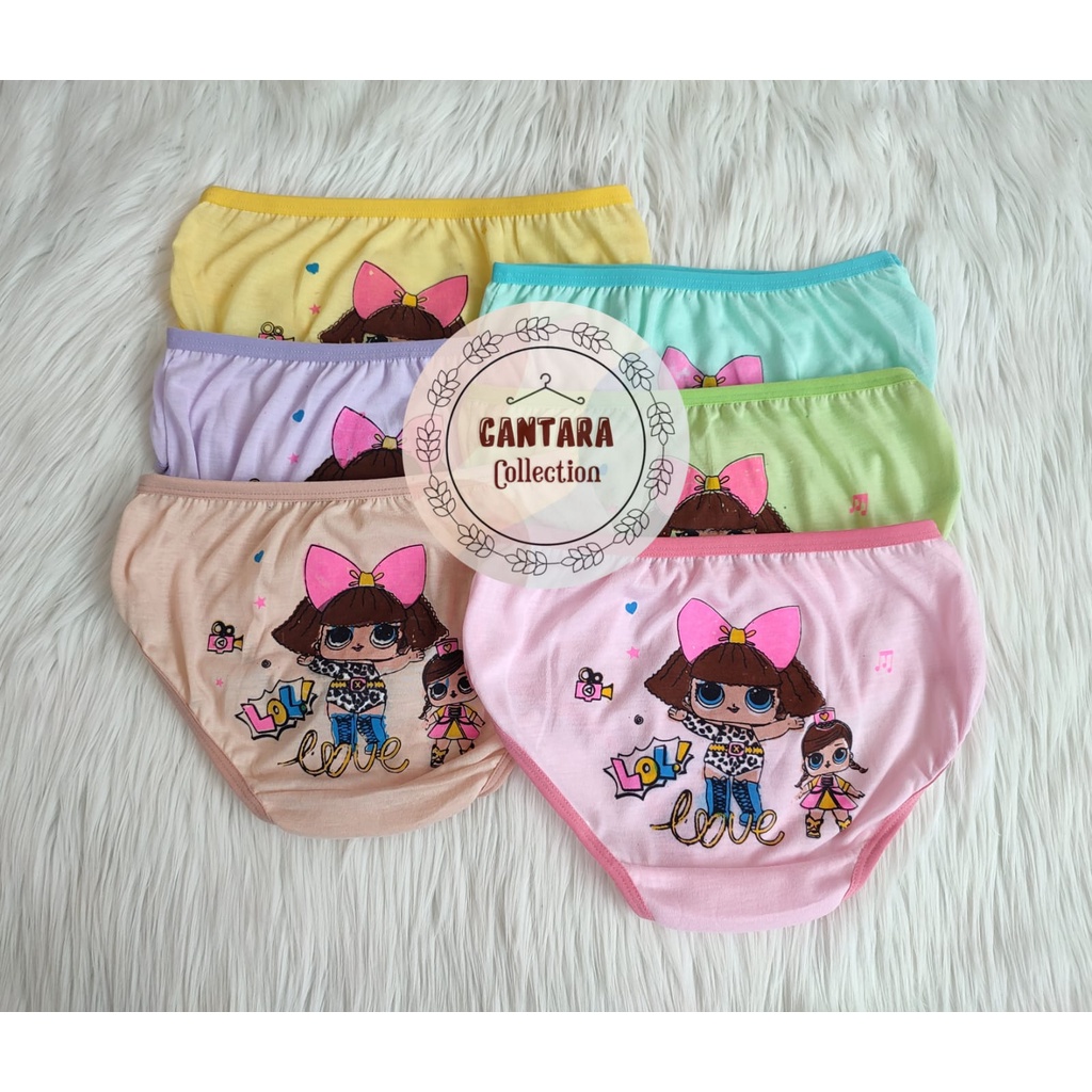 ESSEN KIDS | CD ANAK COMBI / Celana Dalam Anak Cewek Perempuan / LOL / 041 ESSEN
