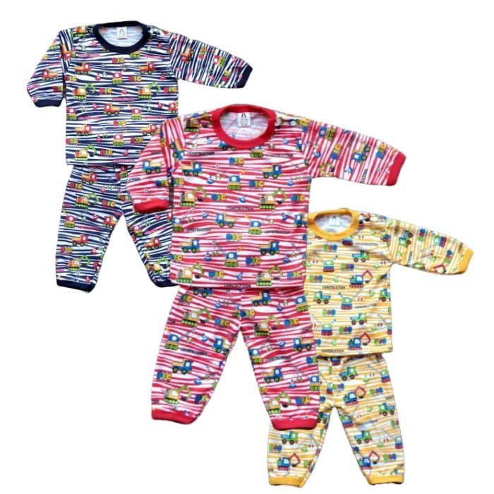 rjt04vt Baju Anak Setelan Baju Bayi |Kaos Tangan Panjang Celana Panjang - Biru Tgt501Y