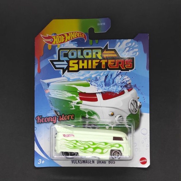 hotwheels Volkswagen drag bus color shifters
