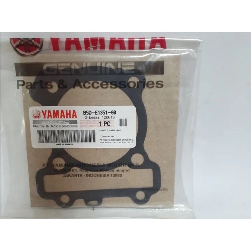 PAKING GASKET BLOK BAWAH FREEGO FREE GO FAZZIO GRAND FILANO ASLI ORI YAMAHA B5D E1351 00