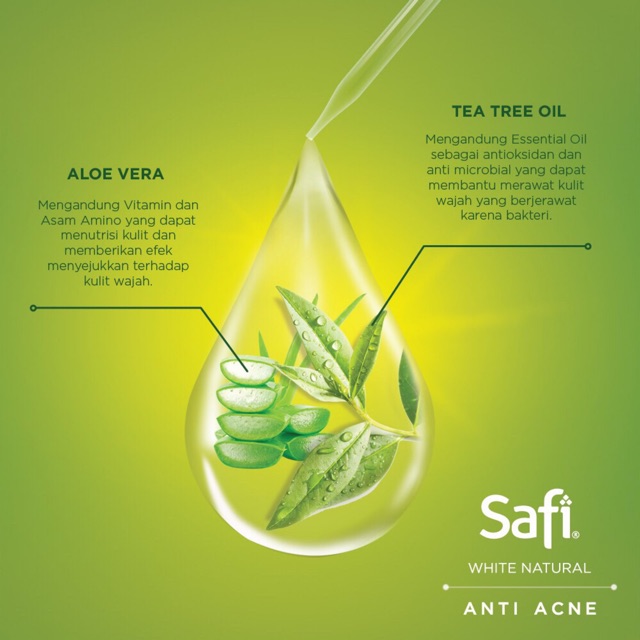 [ Kecil ] Safi White Natural Anti Acne Cream 20gr