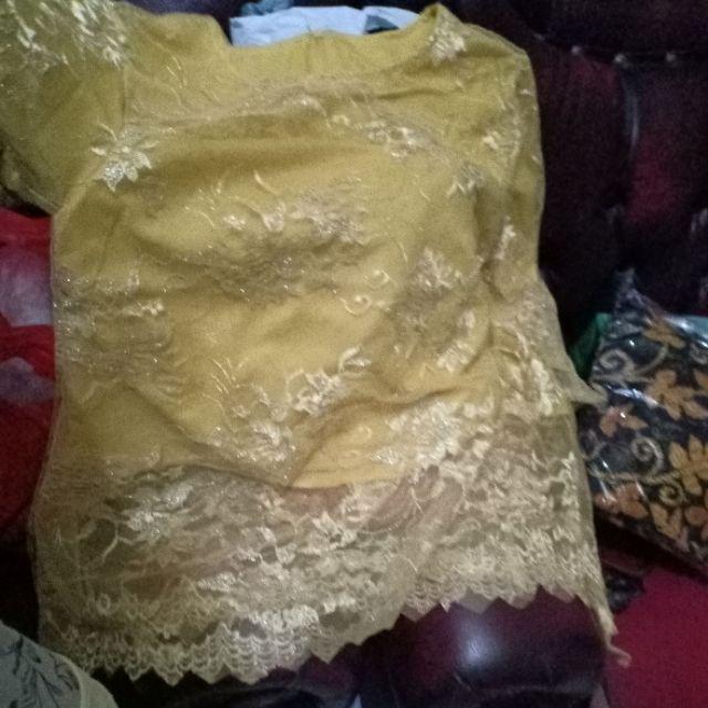 Couple Bianca.setelan Kebaya Brukat Batik Couple (6warna)