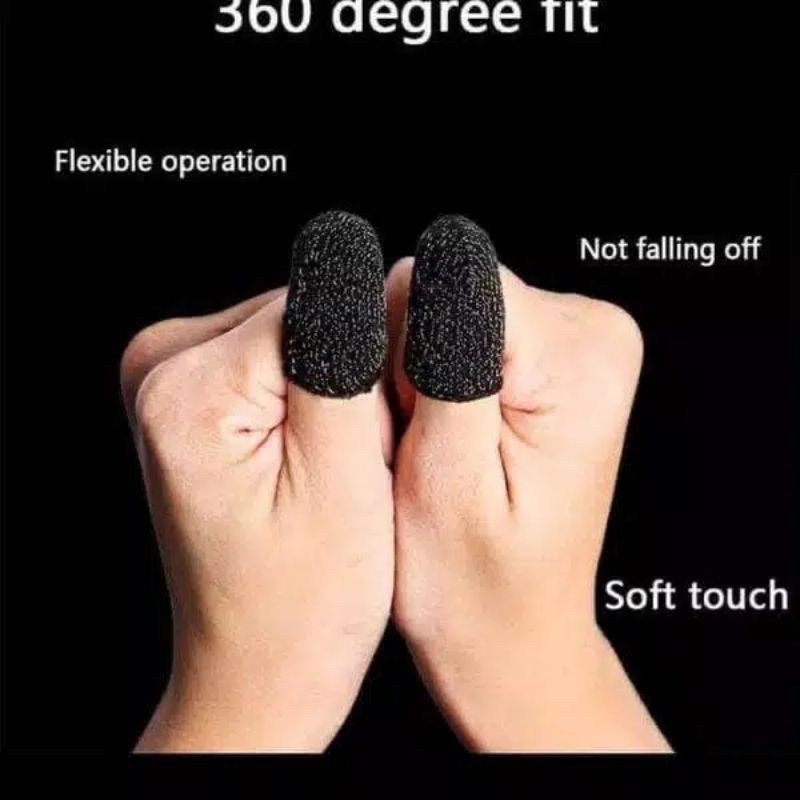 SARUNG TANGAN JEMPOL ISI 2 Anti Basah Keringat Game Mobile Legend / PUBG Analog Control