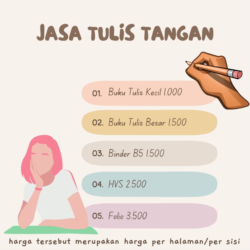 

JASA TULIS TANGAN