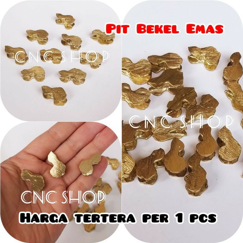 Biji Bekel/Pit Bekel Emas (Kuningan) Mainan Anak Bagus