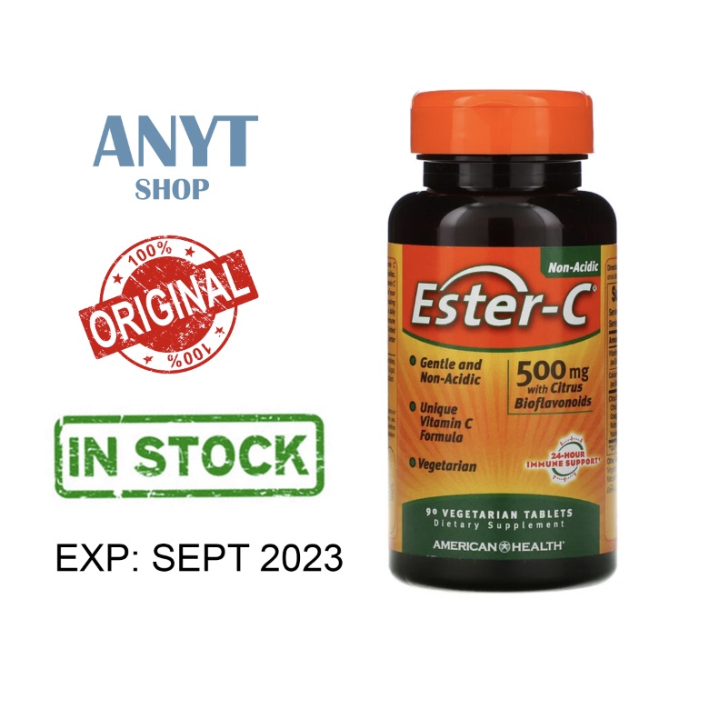 American Health, Ester-C, 500 mg, 90 Vegetarian Tablets