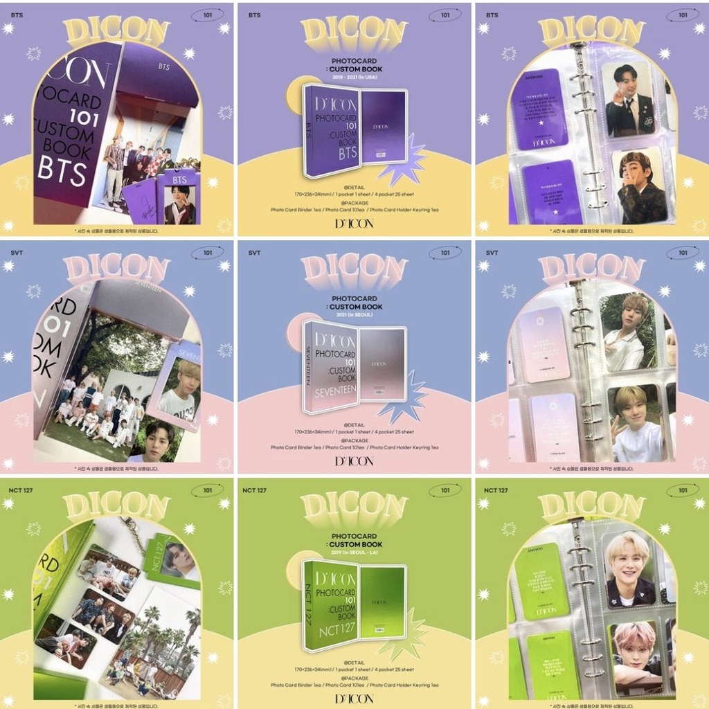 BACA DESKRIPSI DICON Dispatch Collect Book NCT BTS SEVENTEEN
