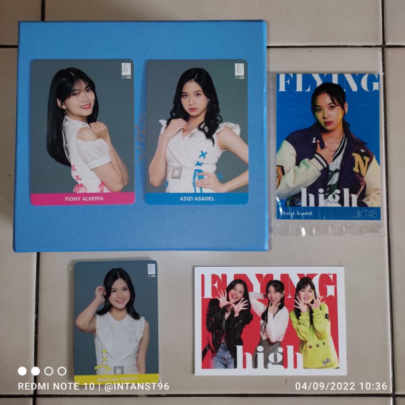 JKT48 FLYING HIGH PP ZEE PC FIONY CHRISTY POSTCARD CHIKA MARSHA FIONY BOX SET