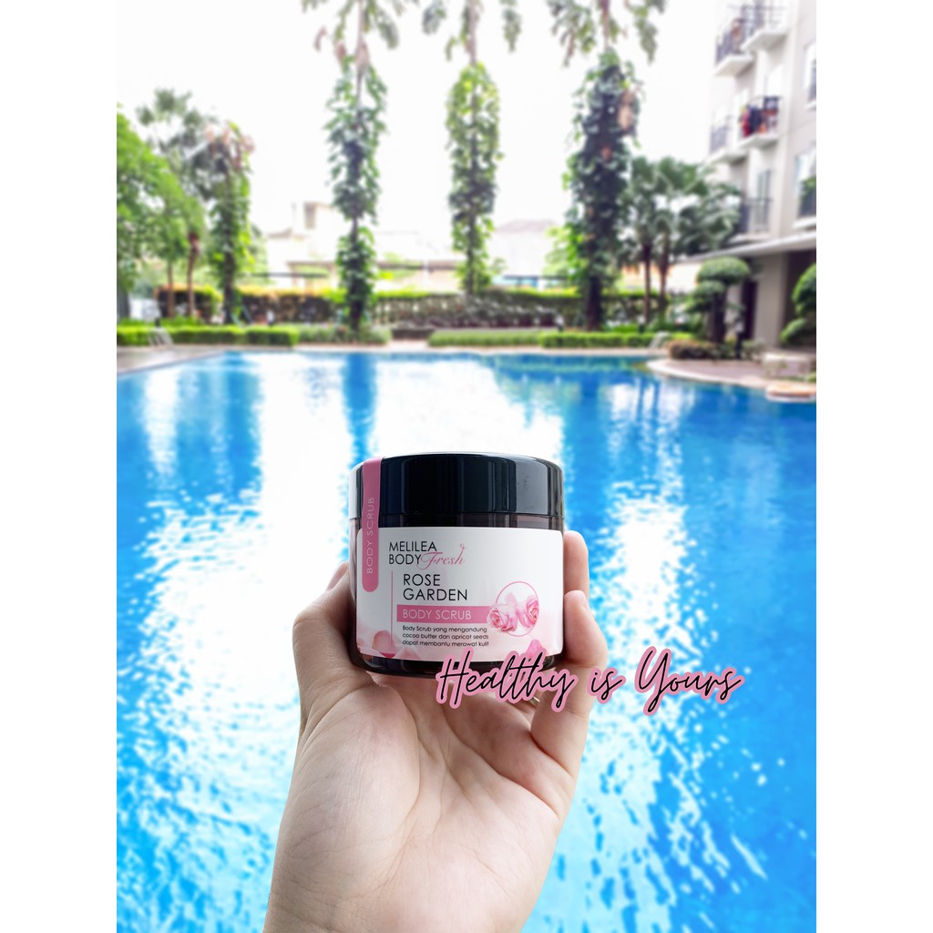 MELILEA - Body Scrub - Body Fresh Rose Garden