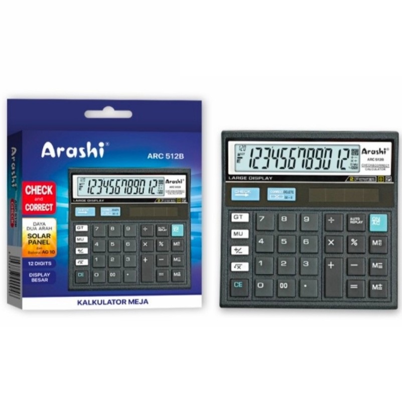 

Kalkulator 12 Digit Arashi / Kalkulator 12 Angka Arashi