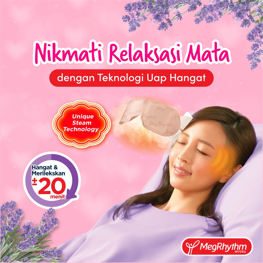 MegRhythm Masker Mata Steam | Steam Eye Mask