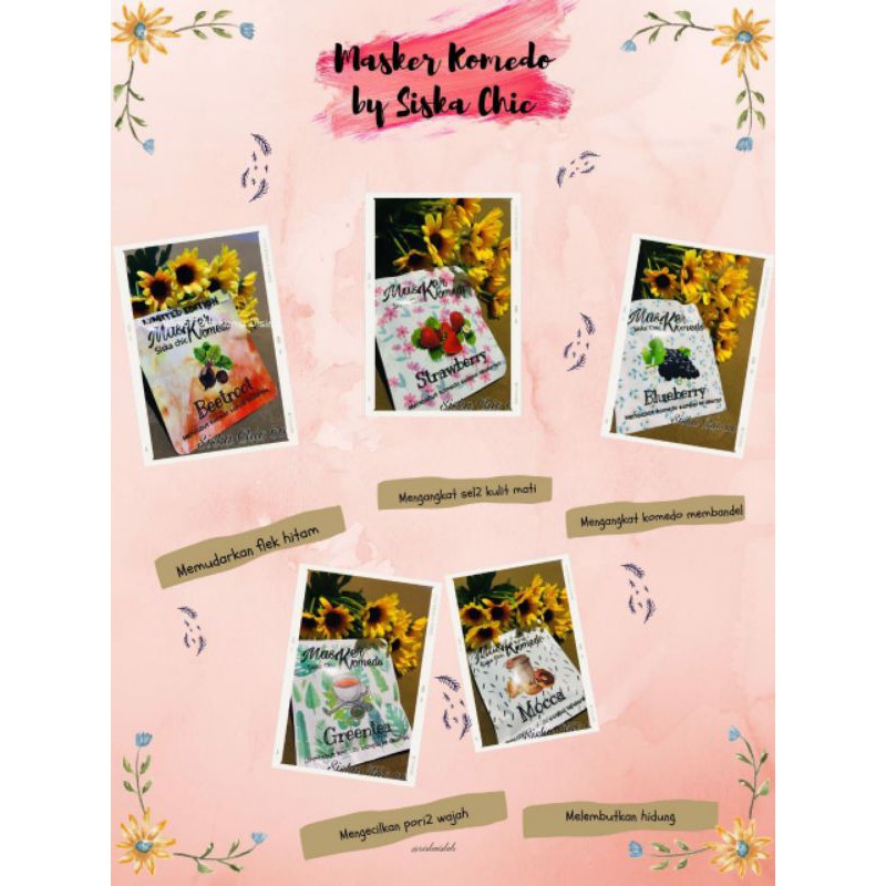 MASKER KOMEDO SISKA CHIC ORIGINAL