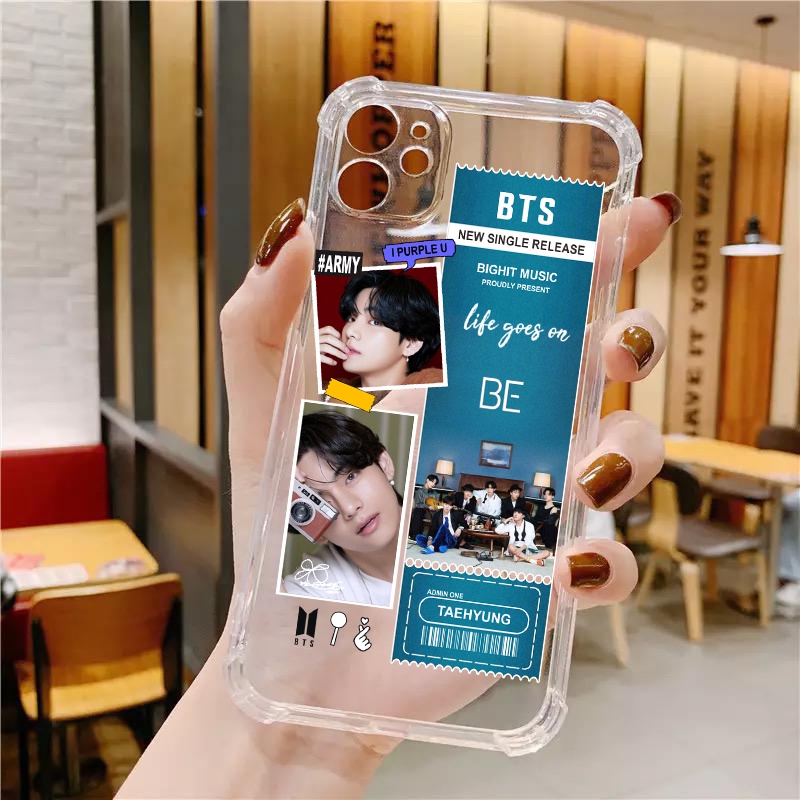 Custom Case BTS Life Goes On Vivo Oppo Xiaomi Samsung Realme Infinix iPhone Pocophone Poco Nokia-Taehyung Ver 2