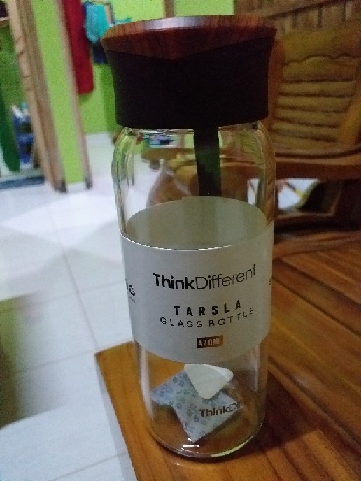 Botol Minum X&w Glass Borosilicate 470ml U-1255